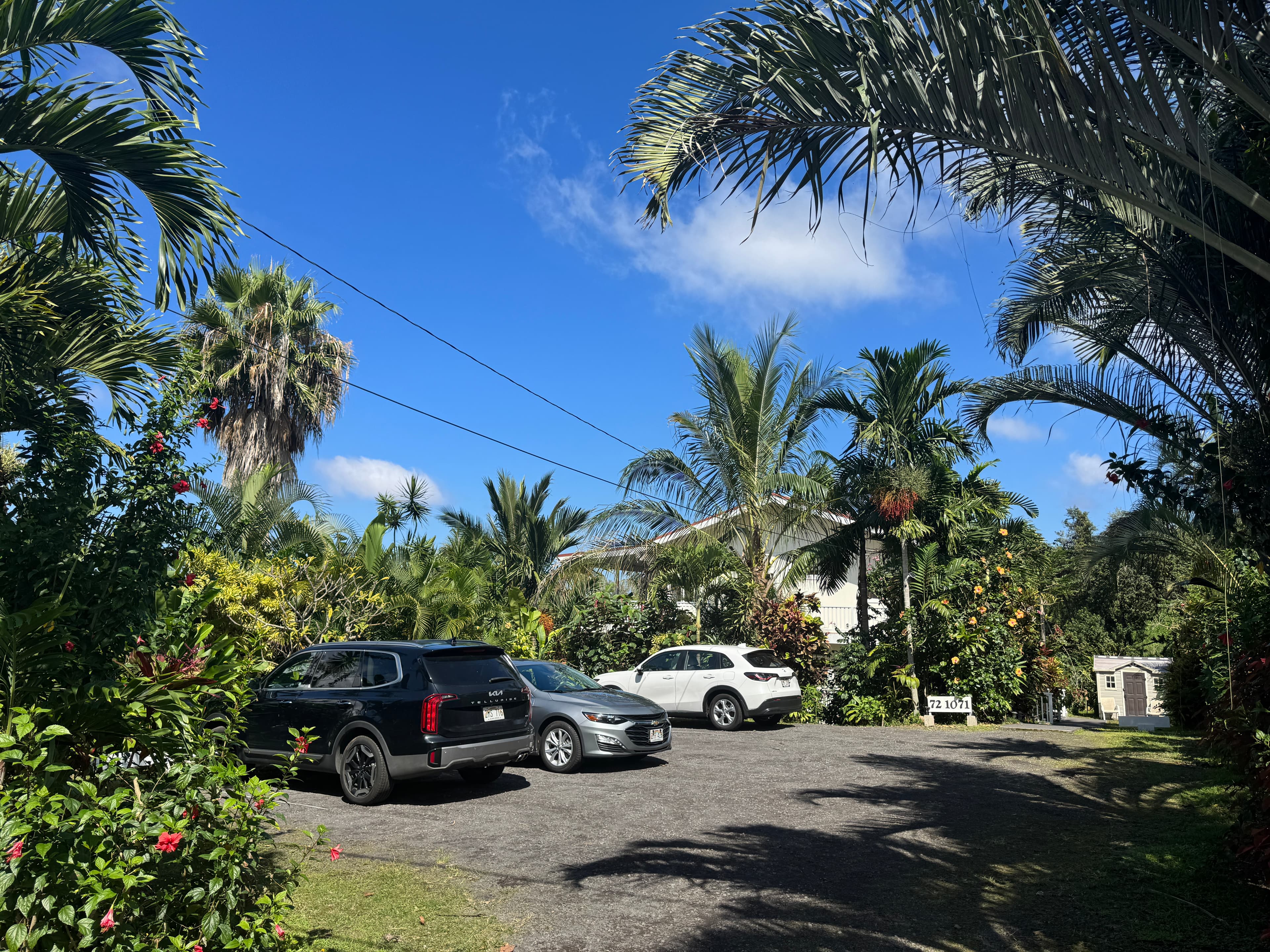 On-site parking at Bears' Place